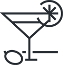 Cocktails und Beach Life Plane Deinen Urlaub - Icon
